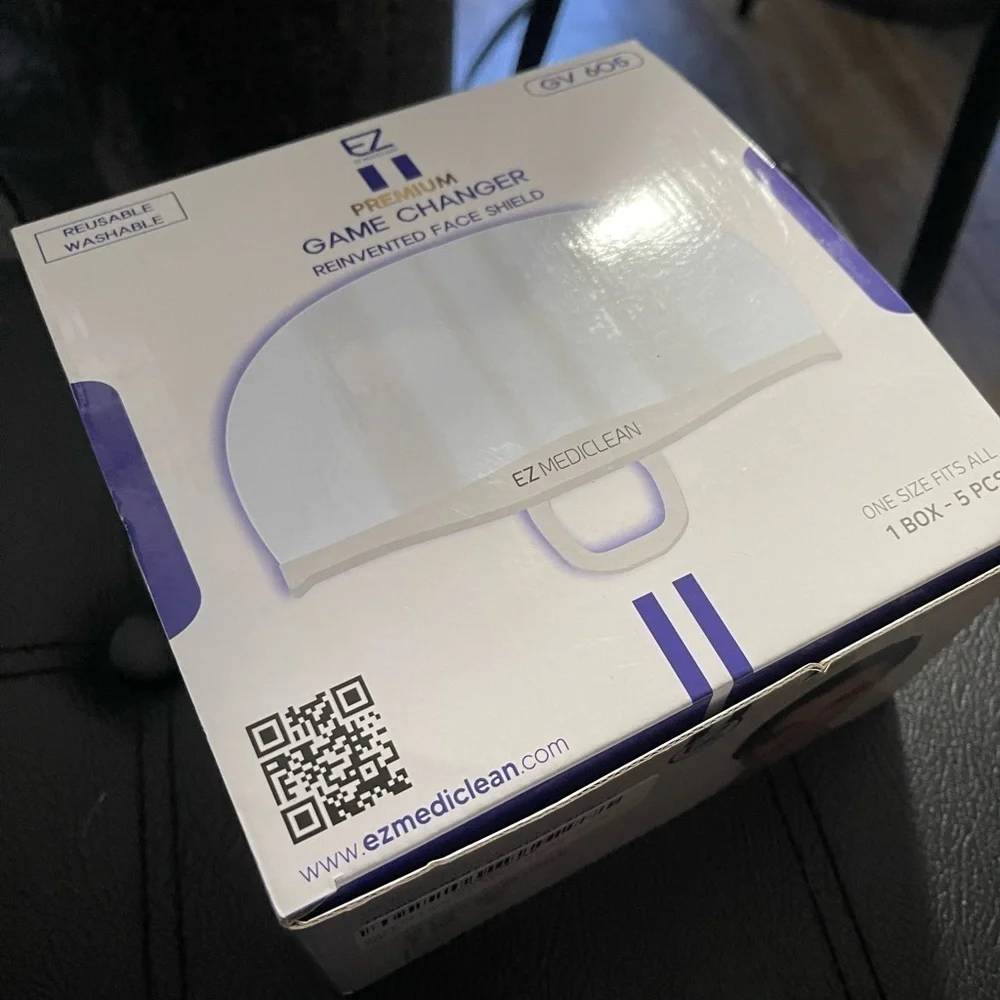 Anti-Fog Transparent Face Shield SG4 Open Mask medical /beauty/Food Handler x2